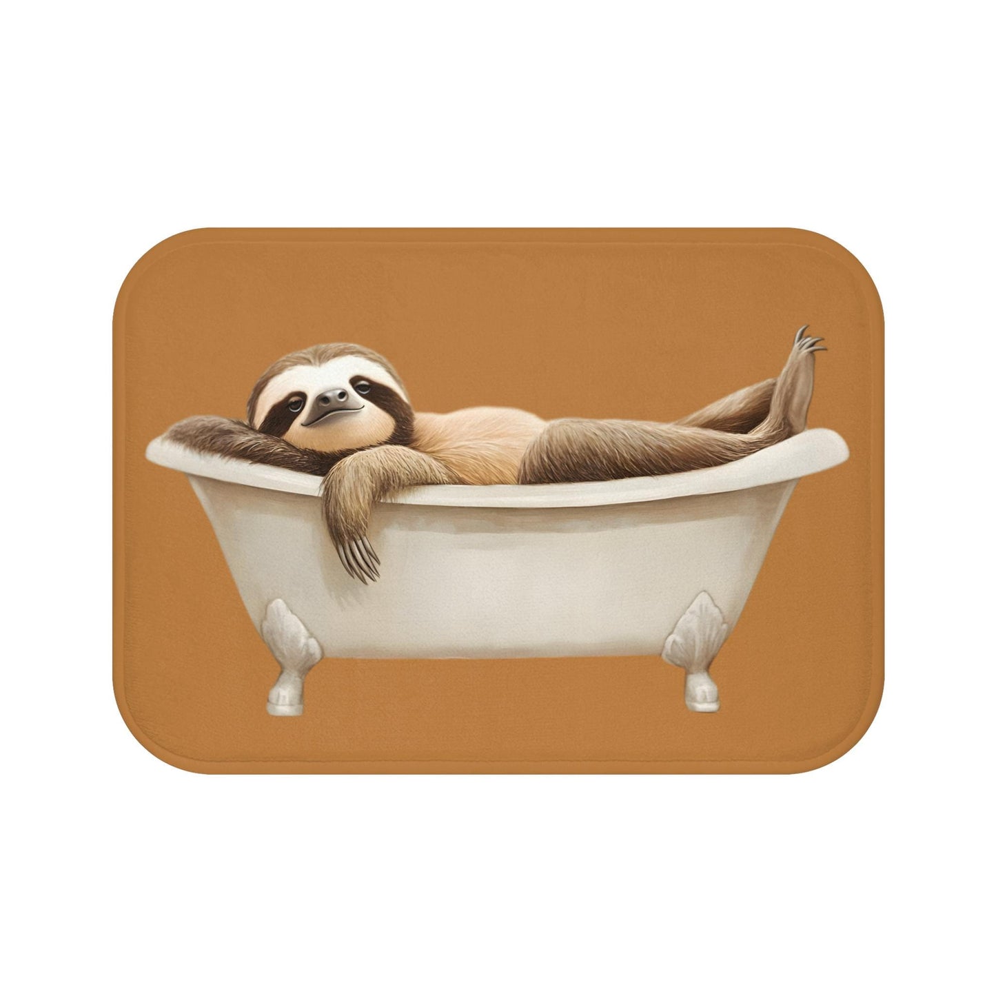 Sloth Bath Mat – Cozy Animal Bathroom Rug for Relaxed Home Decor