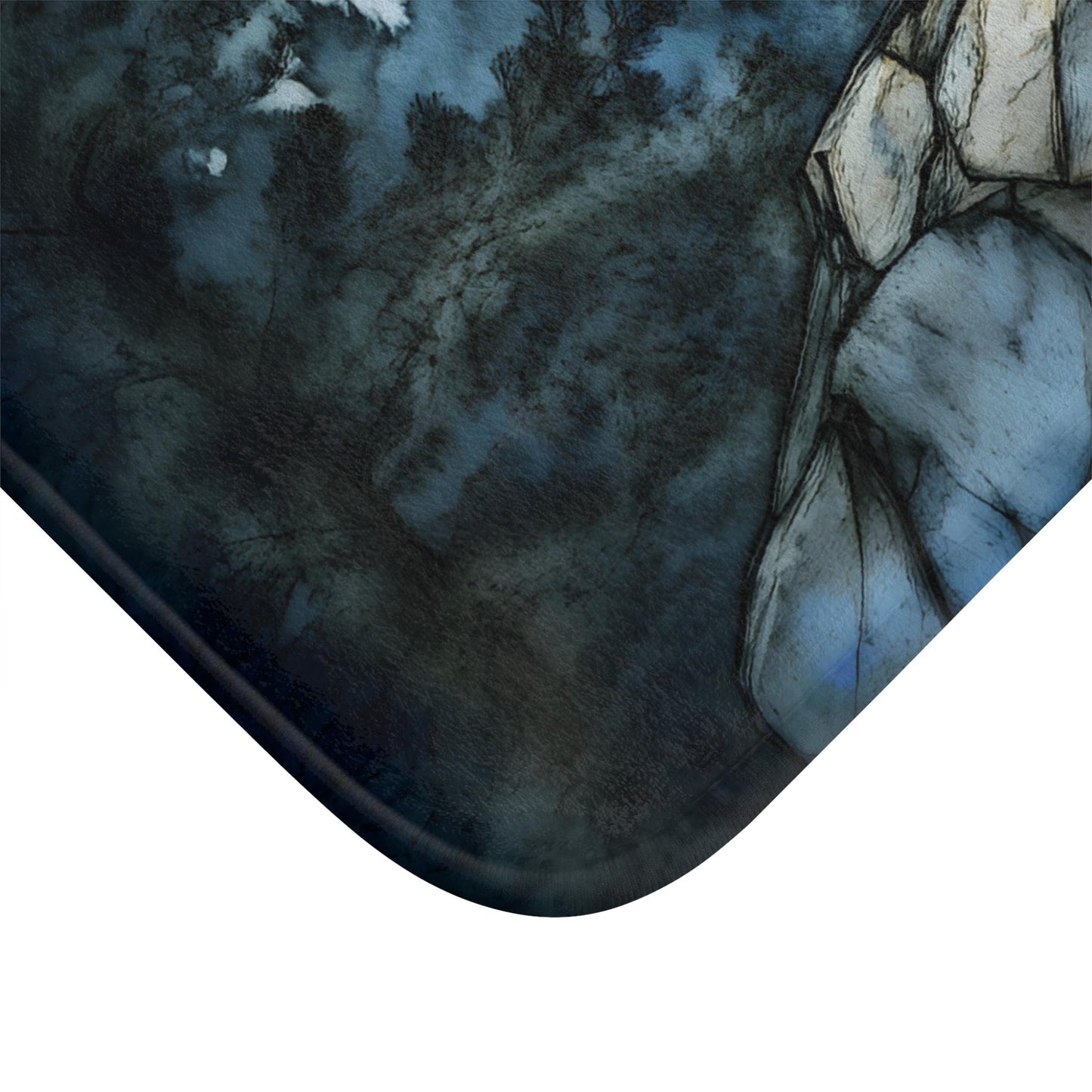 Blue Dragon Bath Mat – Fantasy Bathroom Decor