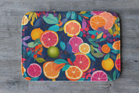 Fruit Bath Mat – Colorful Tropical Bathroom Rug