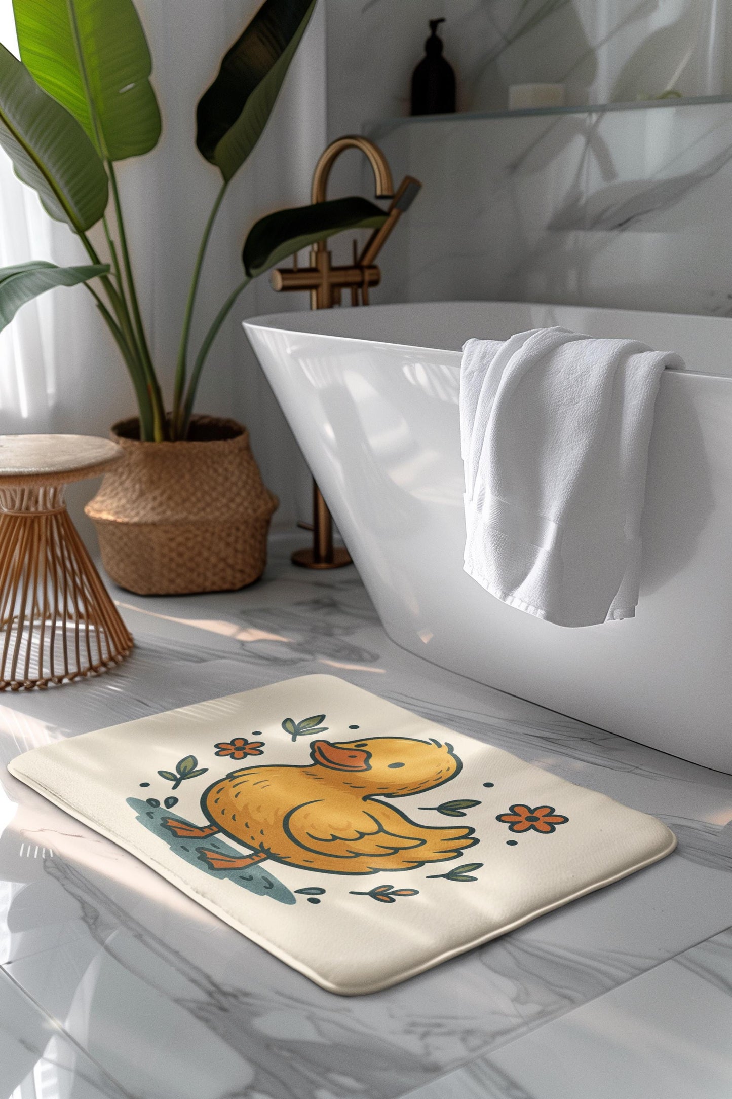 Duck Bath Mat – Cute Duckling Bathroom Rug