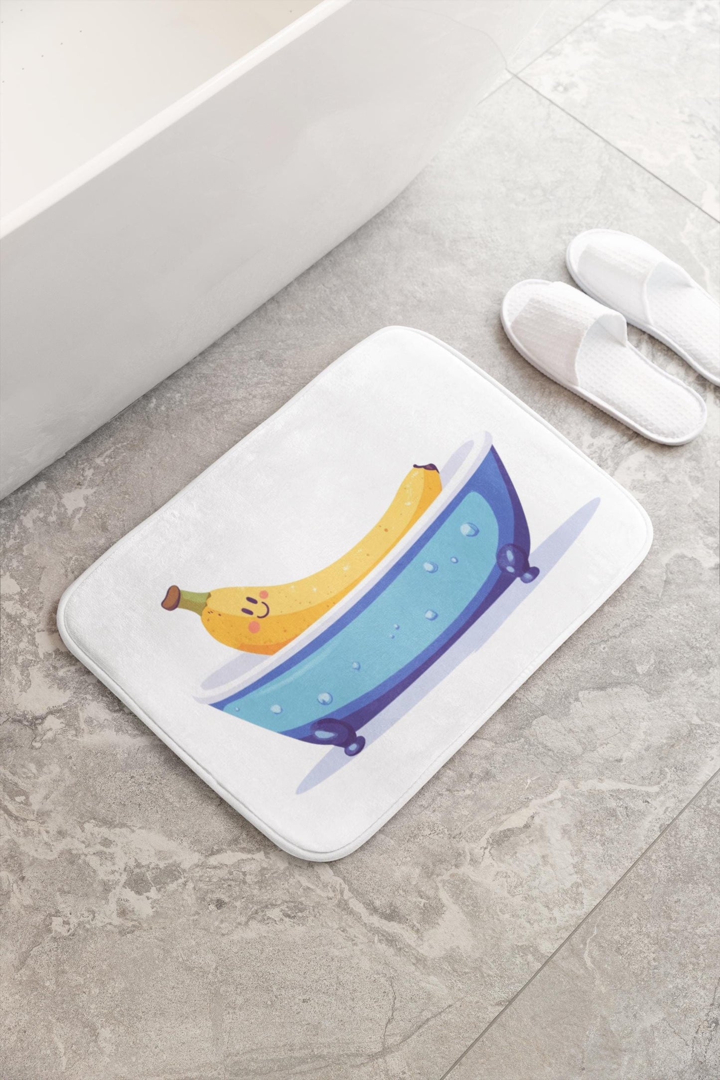 Banana Bath Mat – Funny Food Bathroom Rug