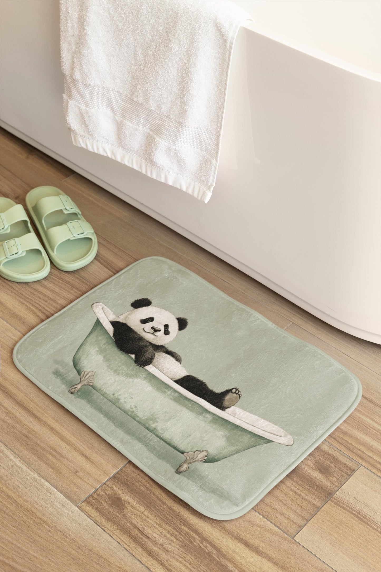 Panda Bath Mat – Cute Cozy Animal Bathroom Rug