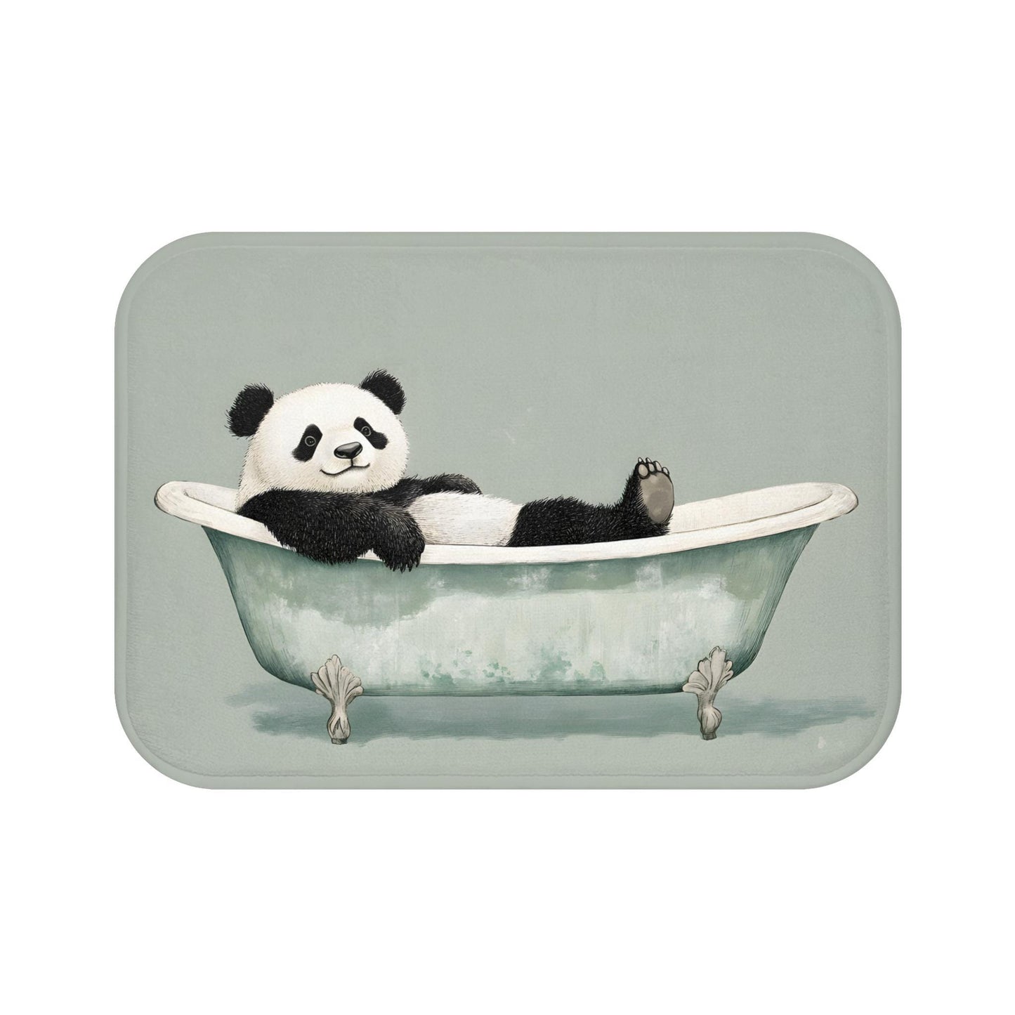 Panda Bath Mat – Cute Cozy Animal Bathroom Rug