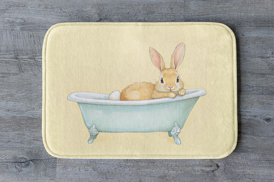 Cute Bunny Bath Mat – Whimsical Rabbit Bathroom Rug