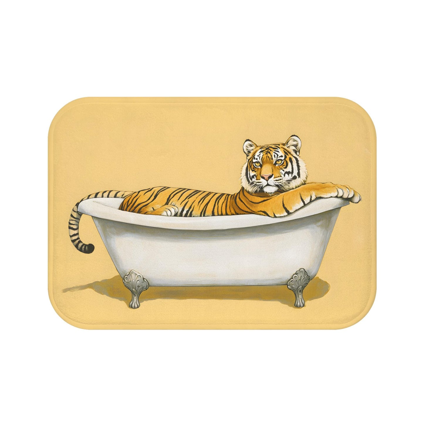 Tiger Bath Mat – Bold Jungle Animal Bathroom Rug