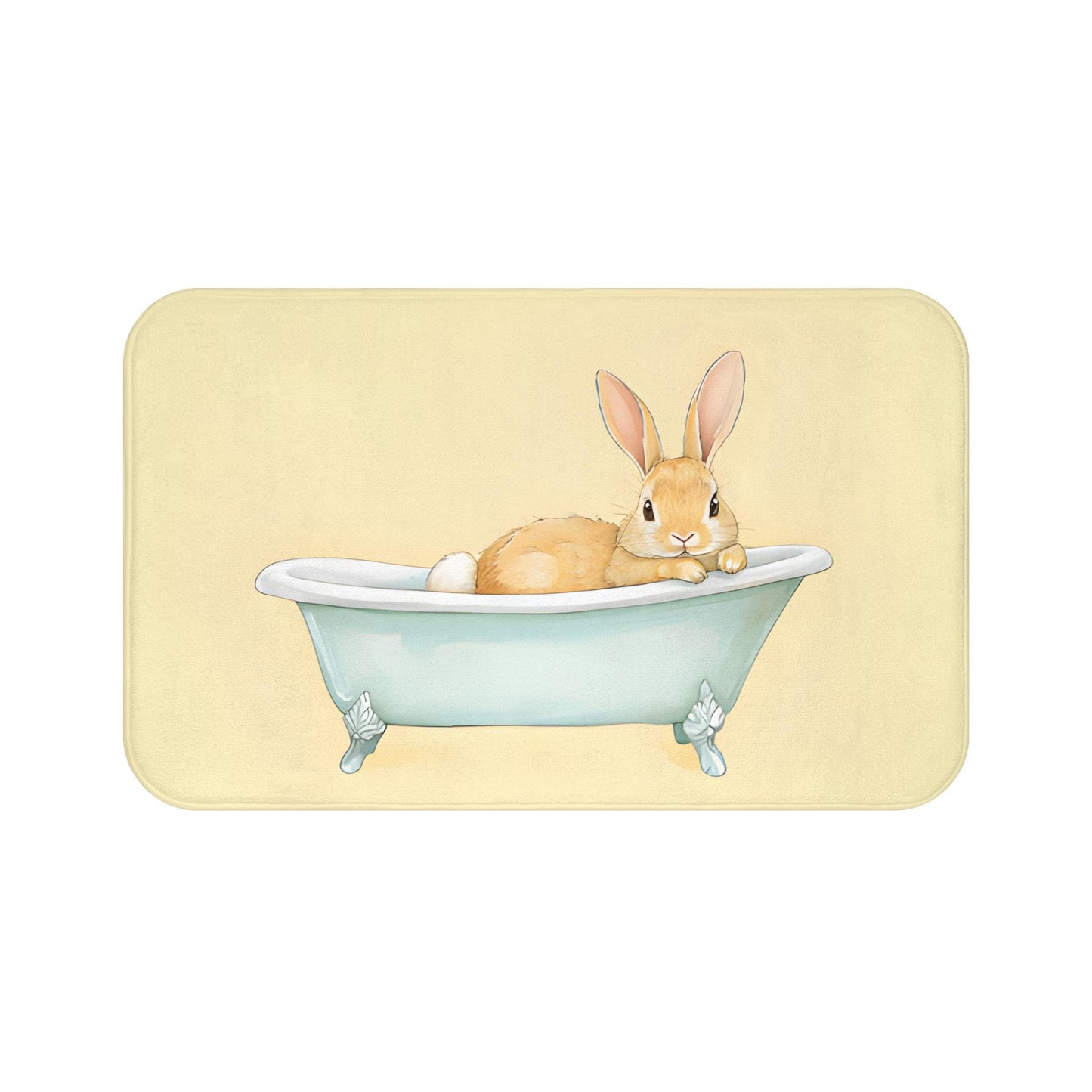 Cute Bunny Bath Mat – Whimsical Rabbit Bathroom Rug