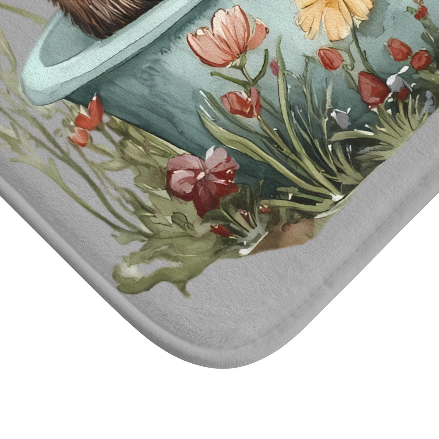 Otter Bath Mat – Funny Animal Bathroom Rug with Cute Design