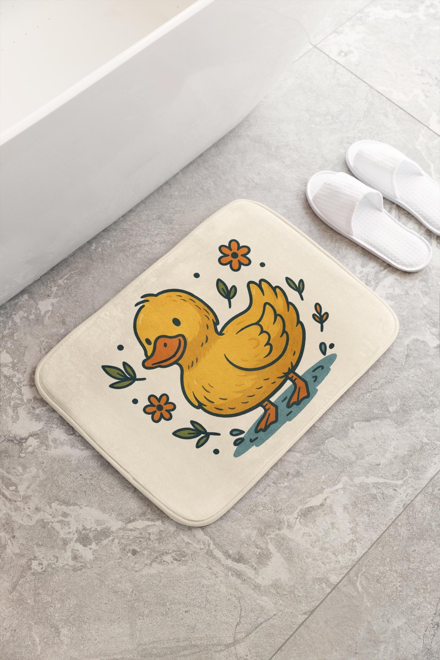 Duck Bath Mat – Cute Duckling Bathroom Rug