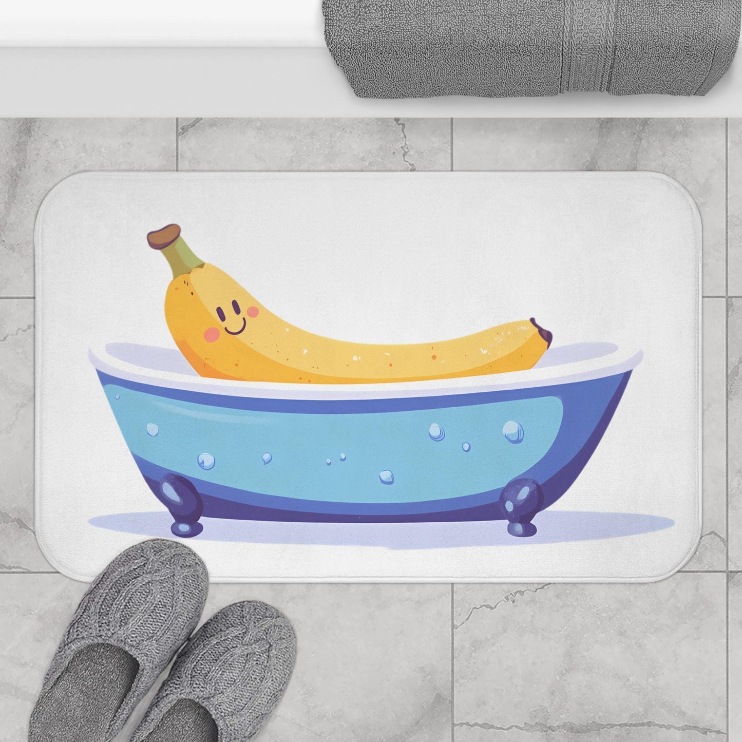 Banana Bath Mat – Funny Food Bathroom Rug