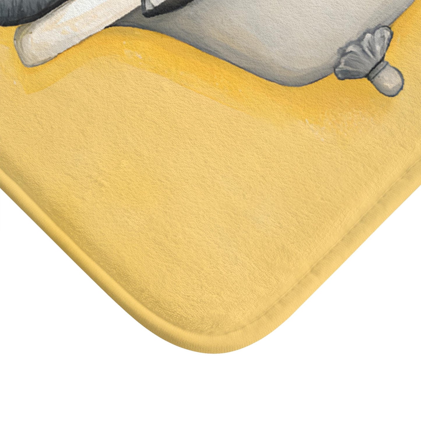 Elephant Bath Mat – Cute Safari Animal Bathroom Rug, Whimsical Wildlife Decor