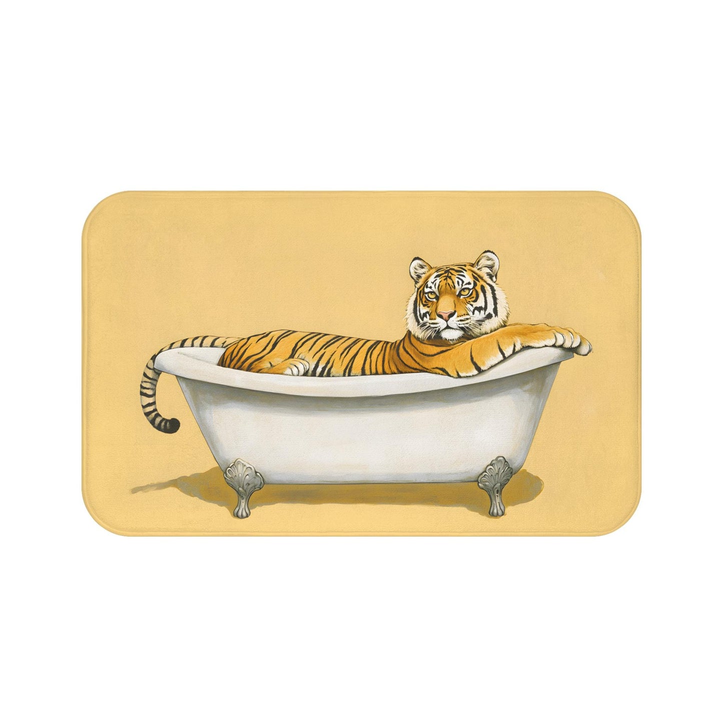 Tiger Bath Mat – Bold Jungle Animal Bathroom Rug