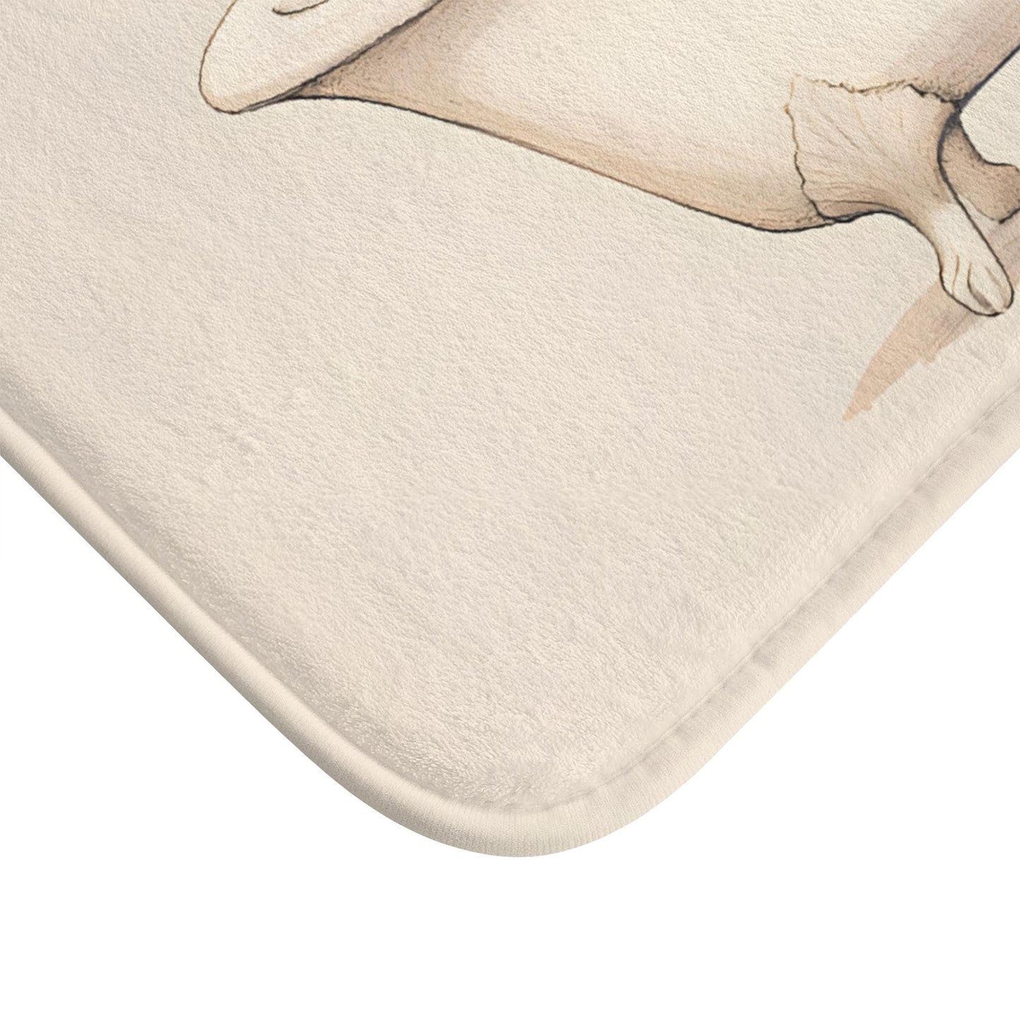 Deer Bath Mat – Rustic Woodland Bathroom Rug