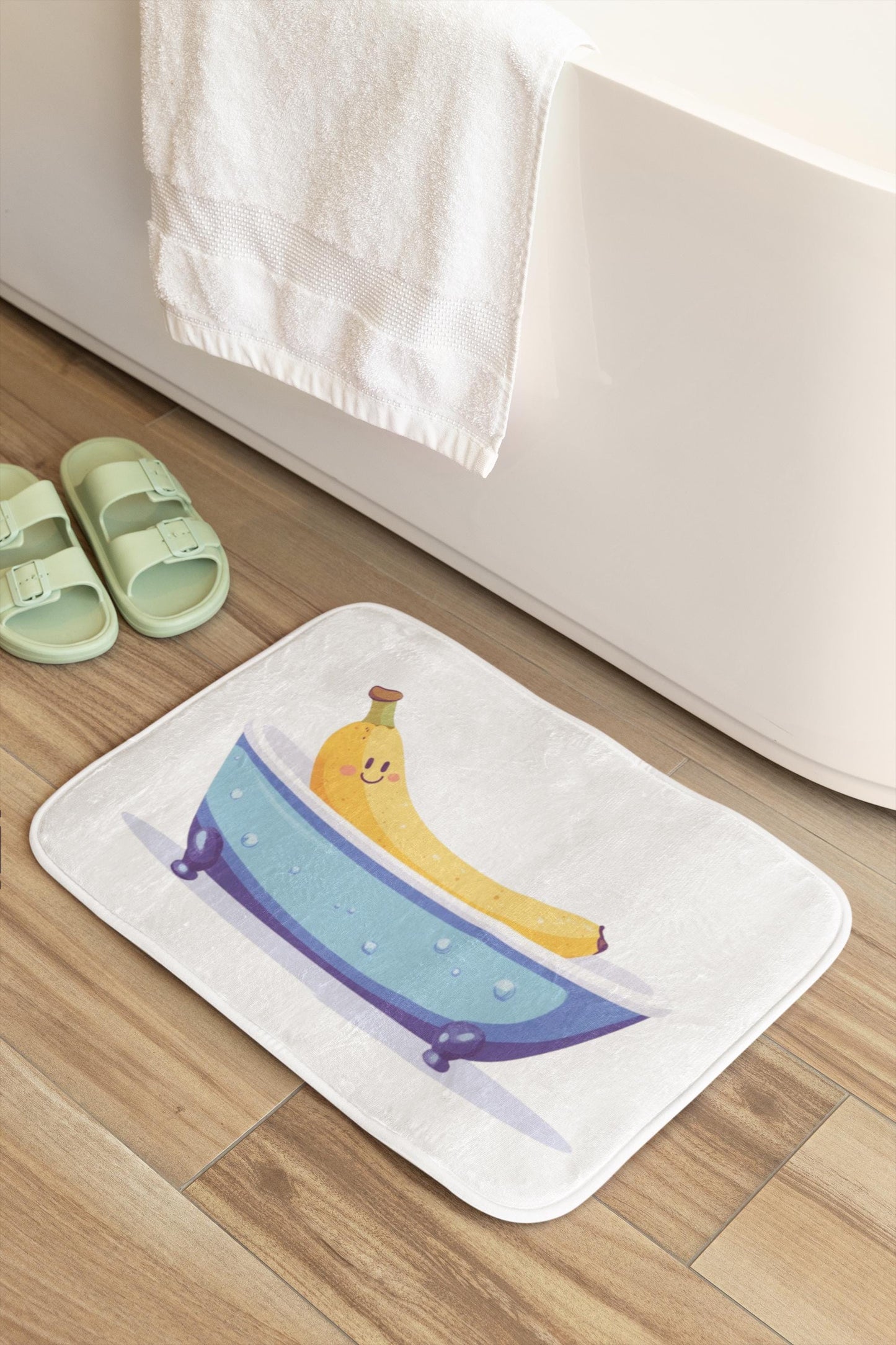 Banana Bath Mat – Funny Food Bathroom Rug