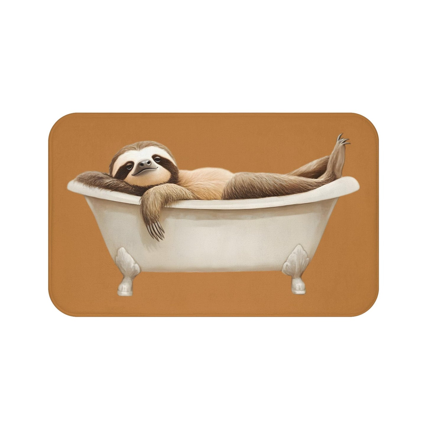 Sloth Bath Mat – Cozy Animal Bathroom Rug for Relaxed Home Decor