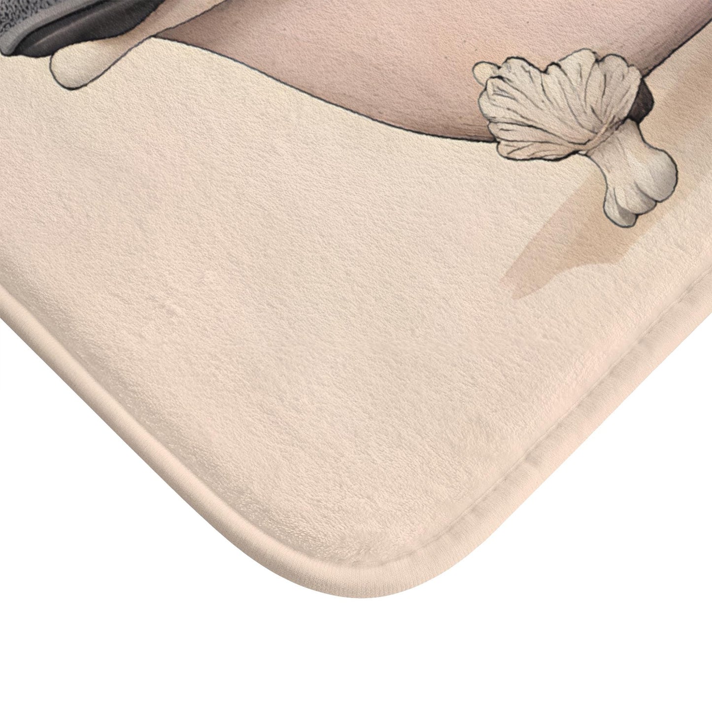 Hippo Bath Mat – Cute Animal Bathroom Rug