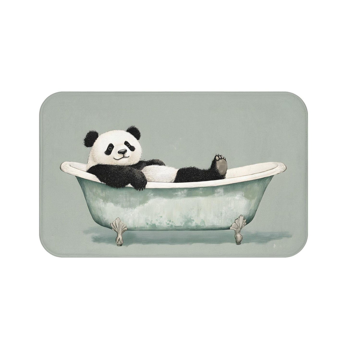 Panda Bath Mat – Cute Cozy Animal Bathroom Rug
