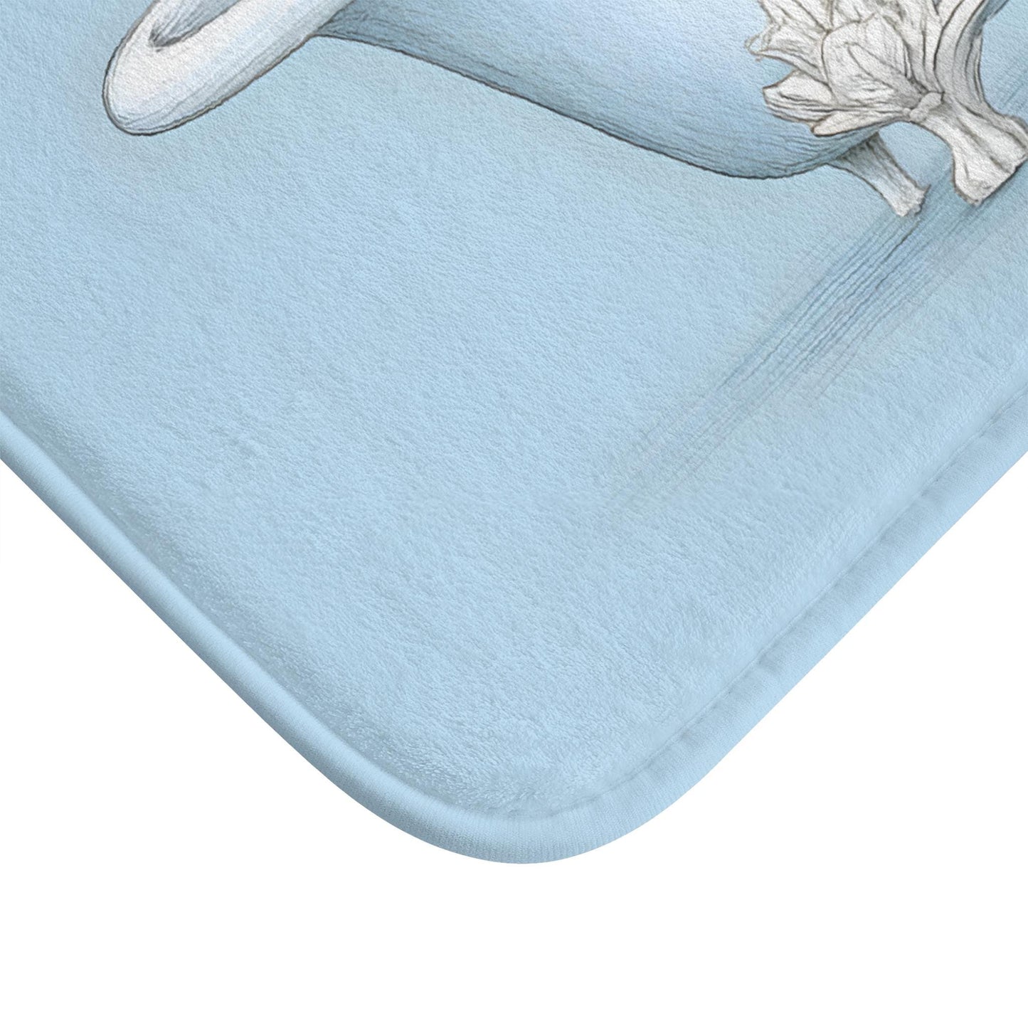 Alpaca Bath Mat – Cute Animal Bathroom Rug