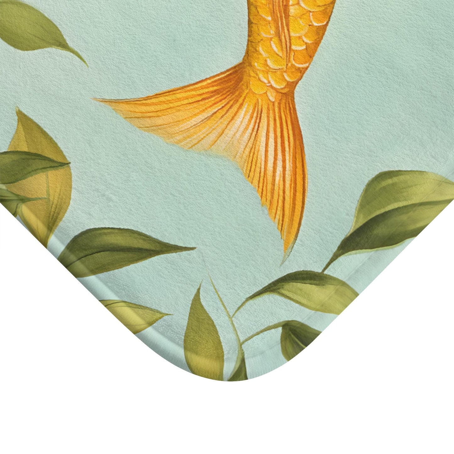 Koi Fish Bath Mat – Japanese Style Bathroom Rug