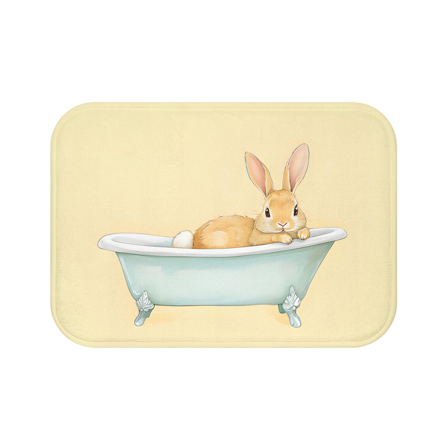Cute Bunny Bath Mat – Whimsical Rabbit Bathroom Rug
