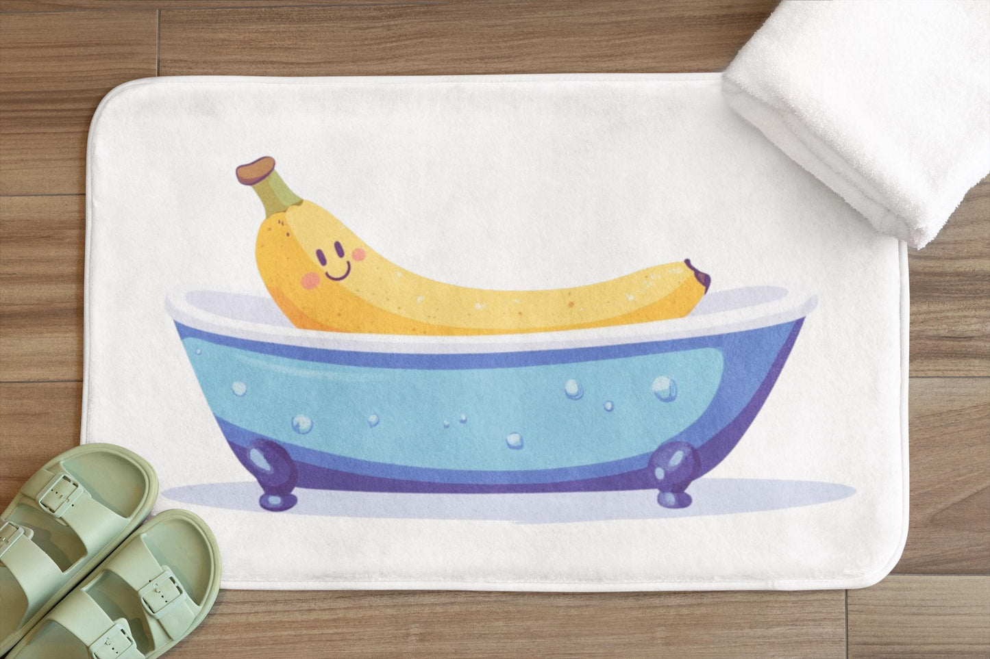 Banana Bath Mat – Funny Food Bathroom Rug
