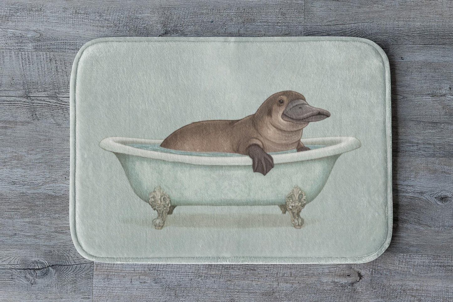 Platypus Bath Mat – Quirky Australian Animal Bathroom Rug