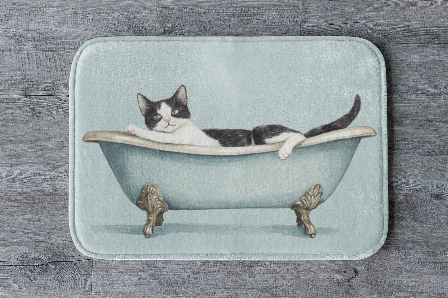 Cat Bath Mat – Cute Pet Bathroom Rug
