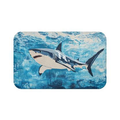 Shark Bath Mat – Ocean Theme Bathroom Rug