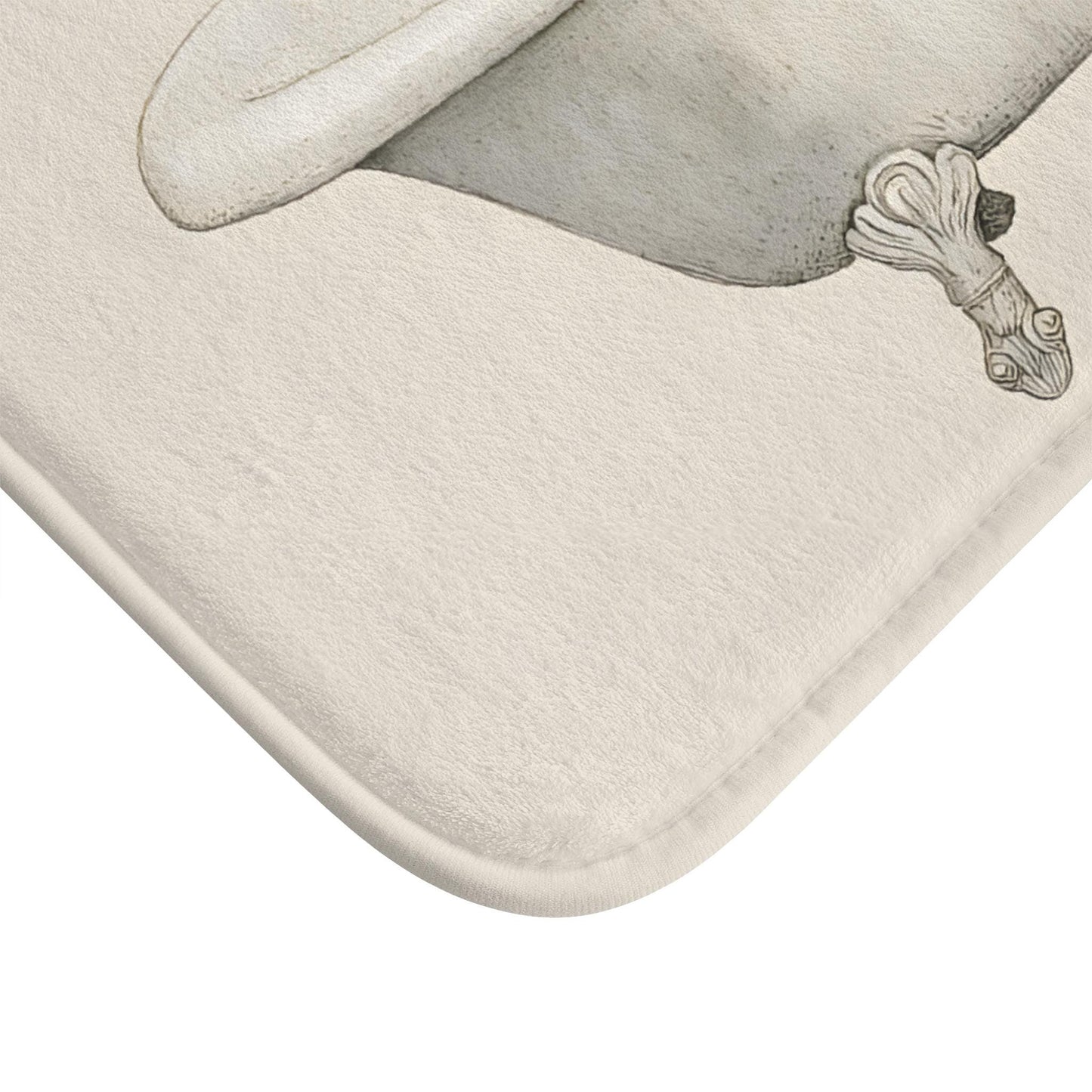 Moose Bath Mat – Rustic Cabin Bathroom Decor