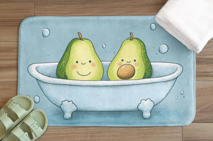 Avocado Bath Mat – Cute Fruit Bathroom Rug