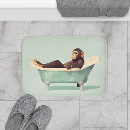 Chimpanzee Bath Mat – Jungle Animal Bathroom Rug