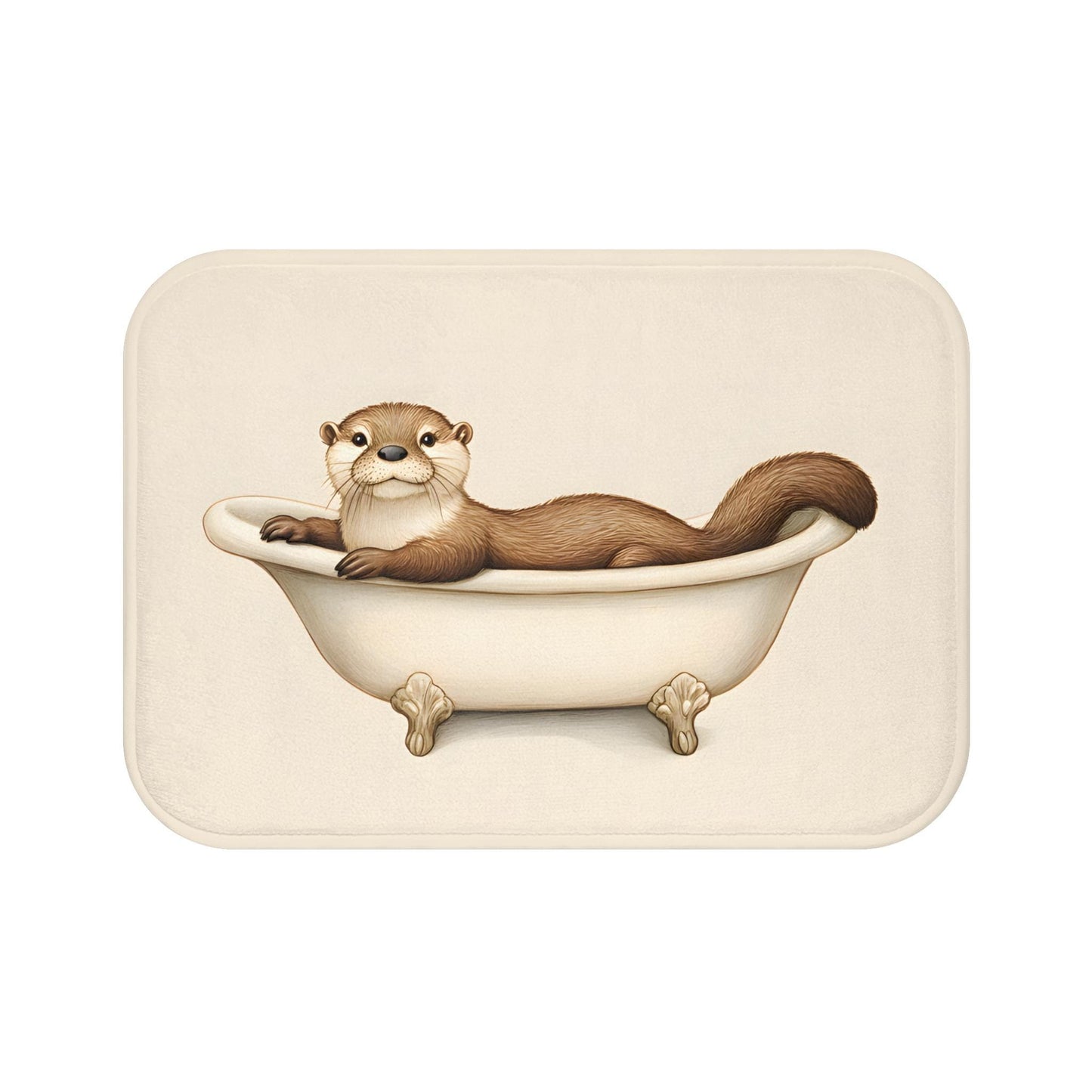 Otter Bath Mat – Playful Animal Bathroom Rug