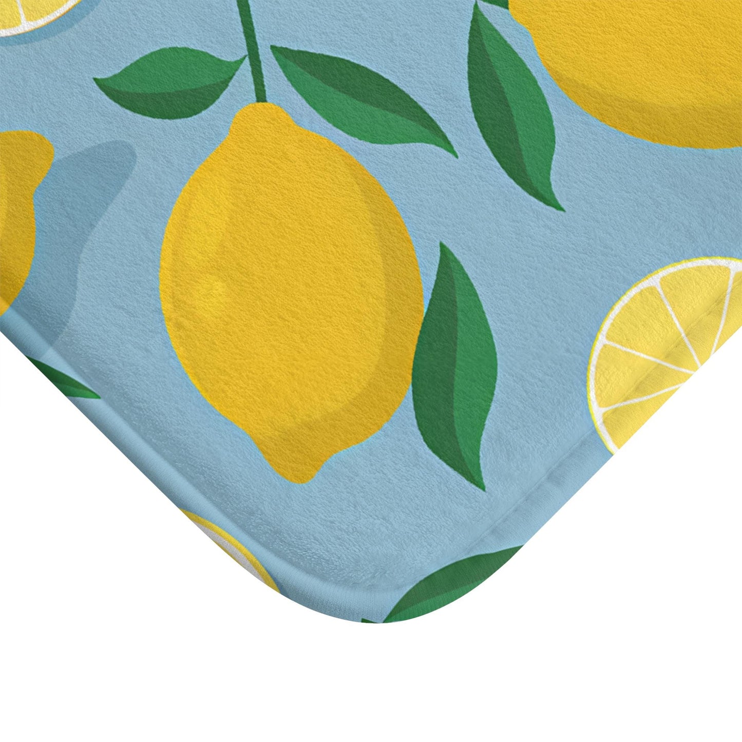 Lemon Bath Mat – Fresh Citrus Bathroom Decor