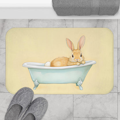 Cute Bunny Bath Mat – Whimsical Rabbit Bathroom Rug