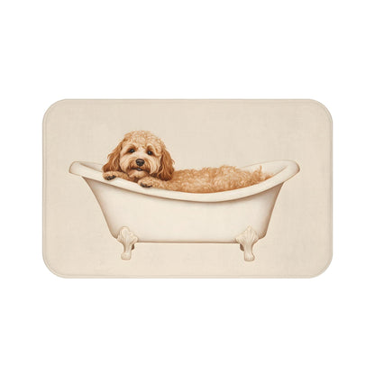 Cockapoo Bath Mat – Cute Puppy Dog Bathroom Rug
