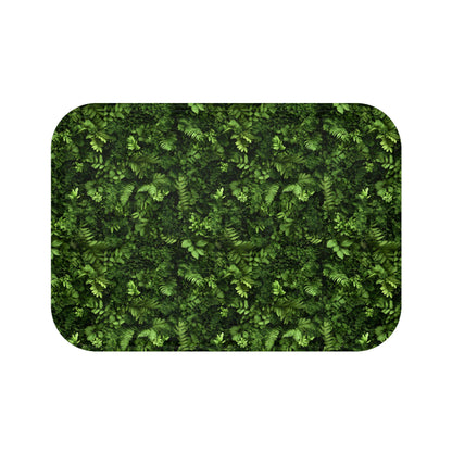Moss Bath Mat – Green Botanical Bathroom Rug with Nature Design