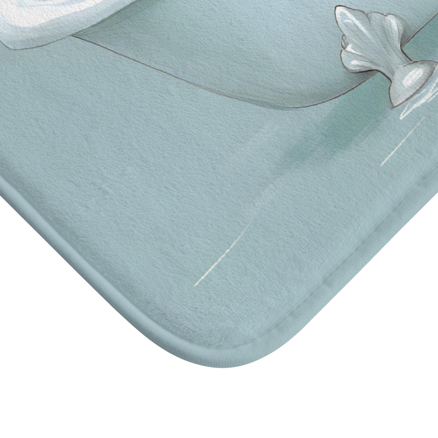 Poodle Bath Mat – Cute Dog Bathroom Rug, Pet Lover Gift