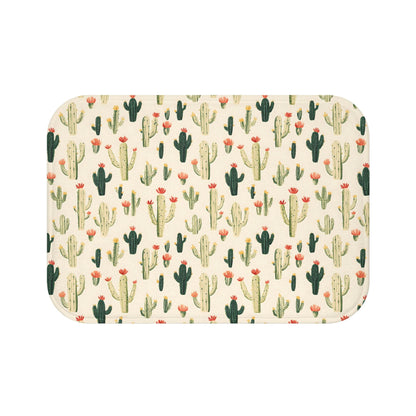 Cactus Bath Mat – Desert Botanical Bathroom Rug