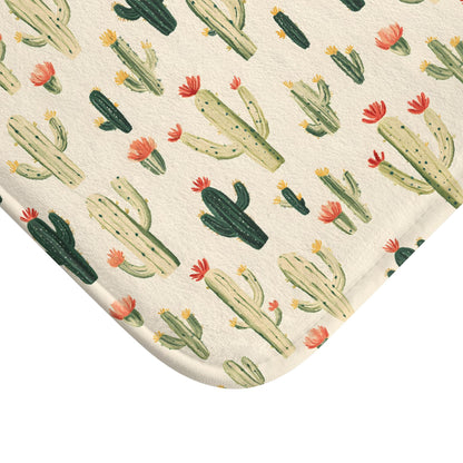 Cactus Bath Mat – Desert Botanical Bathroom Rug