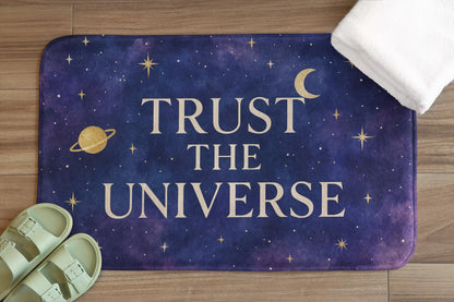 Trust the Universe Bath Mat – Spiritual Bathroom Rug