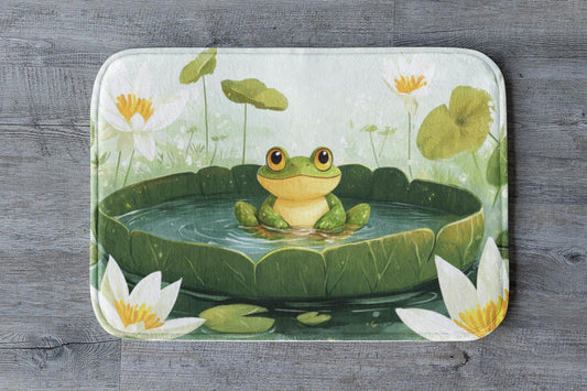 Frog Bath Mat – Whimsical Animal Bathroom Rug