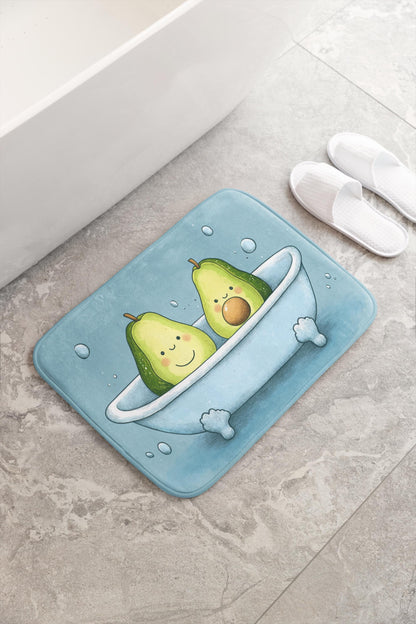 Avocado Bath Mat – Cute Fruit Bathroom Rug