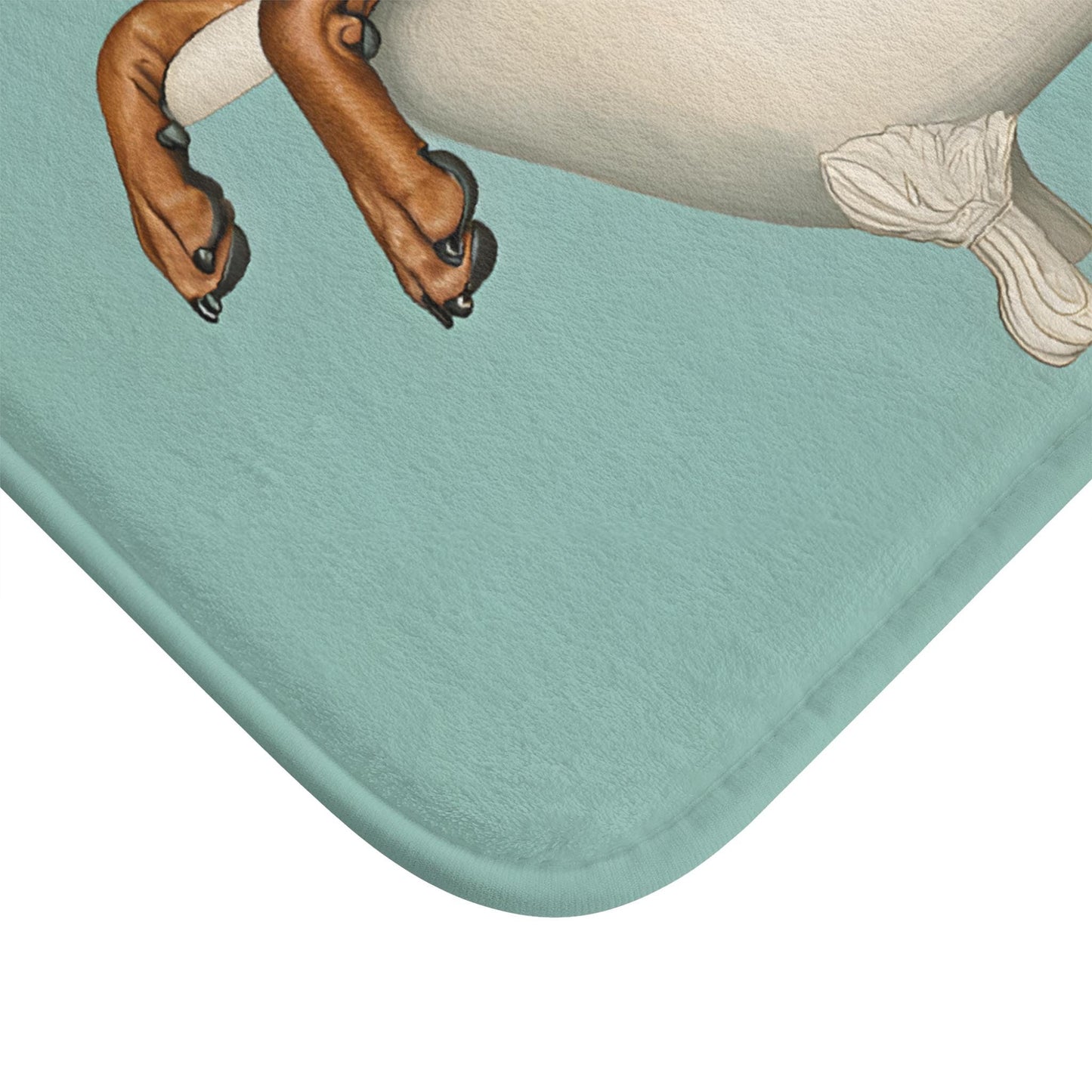 Doberman Bath Mat – Sleek Dog Lover Bathroom Rug