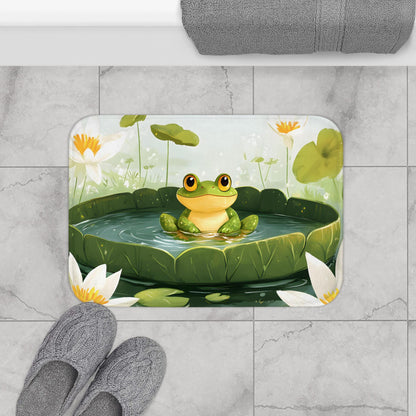 Frog Bath Mat – Whimsical Animal Bathroom Rug
