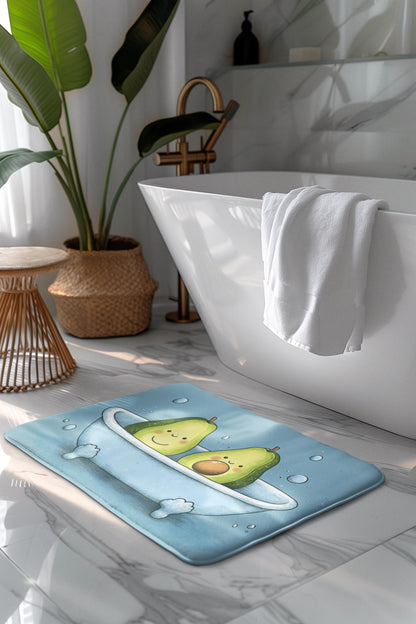 Avocado Bath Mat – Cute Fruit Bathroom Rug