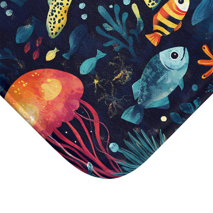 Sea Turtle Bath Mat – Ocean Bathroom Rug