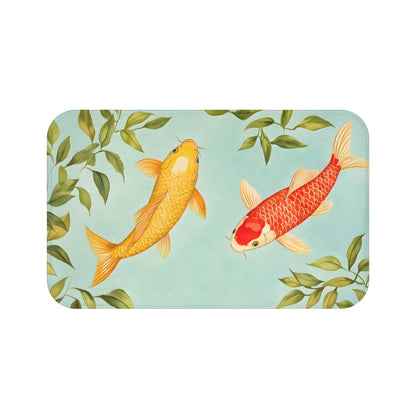 Koi Fish Bath Mat – Japanese Style Bathroom Rug