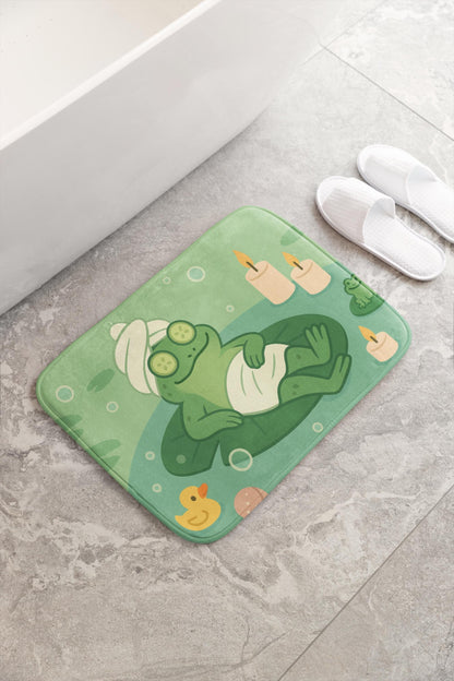 Frog Bath Mat – Whimsical Animal Bathroom Rug