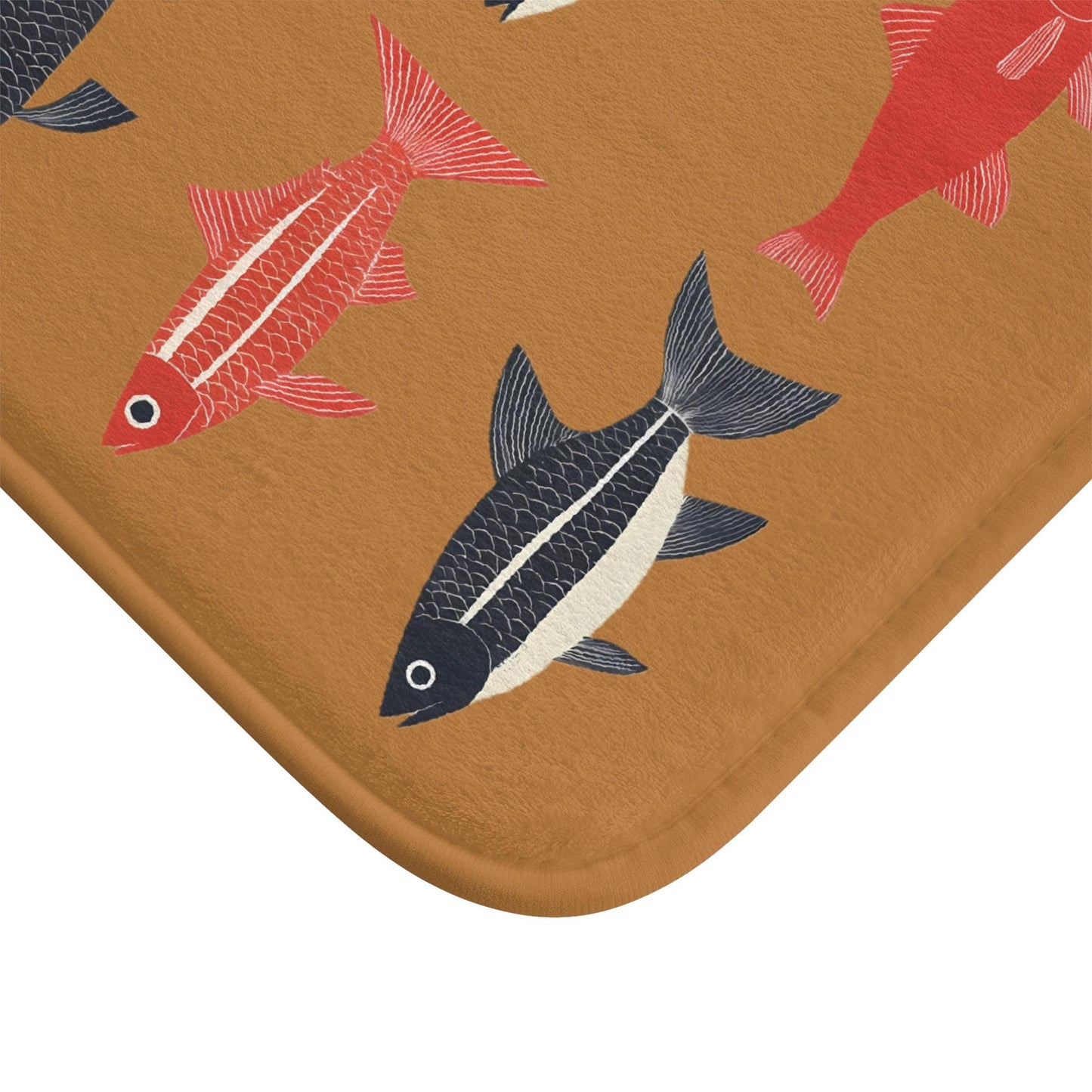 Colorful Fish Bath Mat – Nautical Ocean Decor