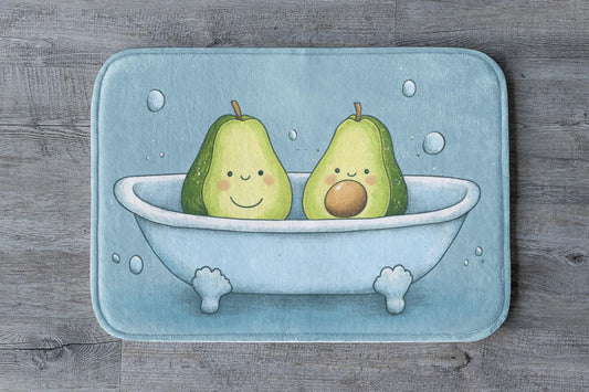 Avocado Bath Mat – Cute Fruit Bathroom Rug