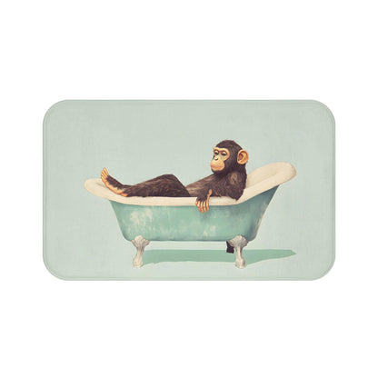 Chimpanzee Bath Mat – Jungle Animal Bathroom Rug